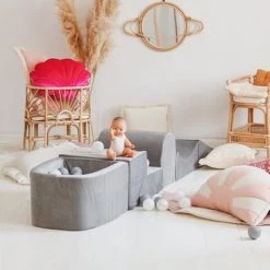 Moje. Speelset Velvet Grey - 5 Elementen Incl Mini Ballenbad En 100 Ballen | Baby Foam Playset 6 Moje. Speelset Velvet Grey - 5 Elementen Incl Mini Ballenbad En 100 Ballen | Baby Foam Playset -babygyms Winkel 550x366 89