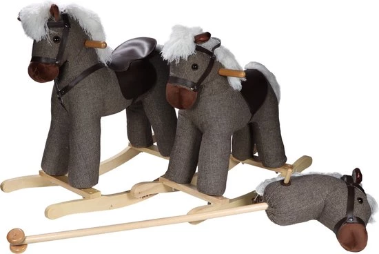 Tryco Milo Bruin Hobbelpaard 18m+ TR-120108 4 Tryco Milo Bruin Hobbelpaard 18m+ TR-120108 - Afbeelding 4