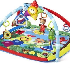 Babygym, Baby Cadeau - Jongen & Meisje, Dierenvriendjes Speelmat, Interactief Speelgoed – Multikleuren