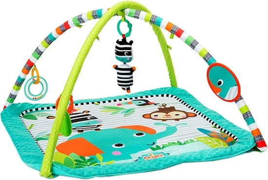 Bright Starts Zig Zag Safari Activity Gym Speelkleed K52039 1 Bright Starts Zig Zag Safari Activity Gym Speelkleed K52039