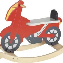 Goki Hobbelfiguur Rocking Motor Junior Rood 52 X 78 Cm