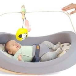 Mamatoyz Babygym - Loop 3-in-1 - Katoen/hout - 90 X 50 Cm - Grijs -babygyms Winkel 550x373 1