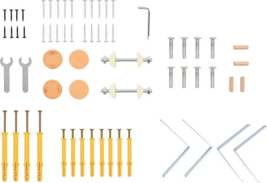 VidaXL Wandklimrek 80x15,8x195 Cm Hout 9 VidaXL Wandklimrek 80x15,8x195 Cm Hout - Afbeelding 9