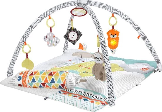 Babygym, Baby Cadeau - Jongen & Meisje, Dierenvriendjes Speelmat, Interactief Speelgoed – Multikleuren 1 Babygym, Baby Cadeau - Jongen & Meisje, Dierenvriendjes Speelmat, Interactief Speelgoed – Multikleuren