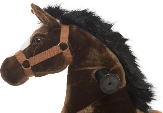 Animal Riding Paard Amadeus Small Bruin - Rijdend Paardenspeelgoed - Paardenspeelgoed - Zadelhoogte 56 CM - Verstelbaar Pedaal In 3 Standen - Afneembaar Zadel. 6 Animal Riding Paard Amadeus Small Bruin - Rijdend Paardenspeelgoed - Paardenspeelgoed - Zadelhoogte 56 CM - Verstelbaar Pedaal In 3 Standen - Afneembaar Zadel. - Afbeelding 6