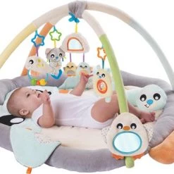 Playgro Snuggle Me Penguin Tummy Time Gym - Babygym Met Buikligkussen - Speelkleed - Speeltapijt -babygyms Winkel 550x382