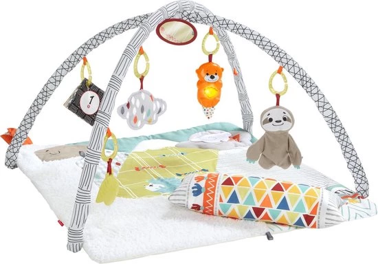 Fisher-Price Baby Gym - Speelmat Met 21 Zintuigelijke Ontdekkingsspeeltjes 1 Fisher-Price Baby Gym - Speelmat Met 21 Zintuigelijke Ontdekkingsspeeltjes