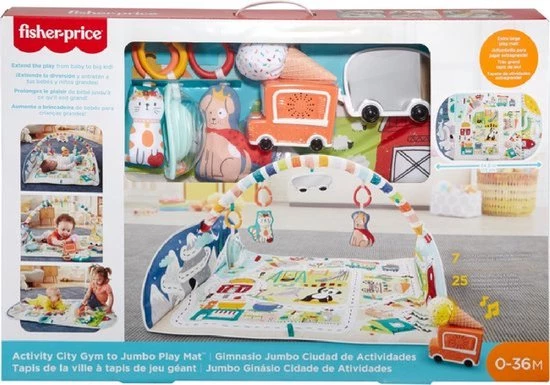 Fisher-Price City Activity Center Met Jumbo Speelmat 7 Fisher-Price City Activity Center Met Jumbo Speelmat - Afbeelding 7