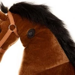 Animal Riding Paard Bruin X-Large - Rijdend Paardenspeelgoed - Paardenspeelgoed - Zadelhoogte 78 CM- Verstelbaar Pedaal 3 Standen - Afneembaar Zadel -babygyms Winkel 550x392 9