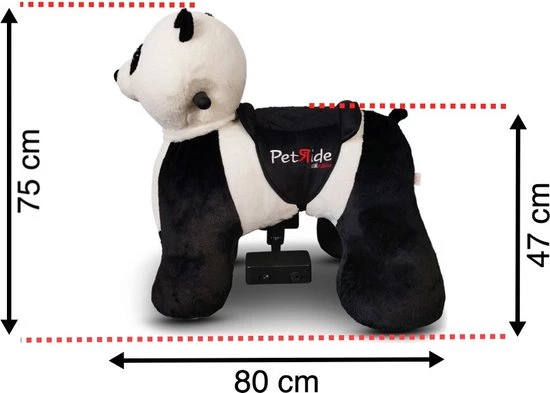 Petride By Rollzone Panda Elektrisch Rijdend Dier 12 Petride By Rollzone Panda Elektrisch Rijdend Dier - Afbeelding 12