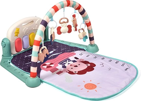 Merkloos Muziek Baby Mat Met Speeltjes En Piano Voor Baby 0-2 Jaar - Babymat - Baby Speelmat - Interactief Speelmat Met Kleine Speeltjes En Centimers Turquoise 1 Merkloos Muziek Baby Mat Met Speeltjes En Piano Voor Baby 0-2 Jaar - Babymat - Baby Speelmat - Interactief Speelmat Met Kleine Speeltjes En Centimers Turquoise