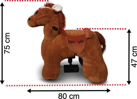 PetRide By ROLLZONE PetRide Van ROLLZONE, Elektrisch Rijdend Paard - Rijdend Speelgoed In Dierenstijl! 9 PetRide By ROLLZONE PetRide Van ROLLZONE, Elektrisch Rijdend Paard - Rijdend Speelgoed In Dierenstijl! - Afbeelding 9
