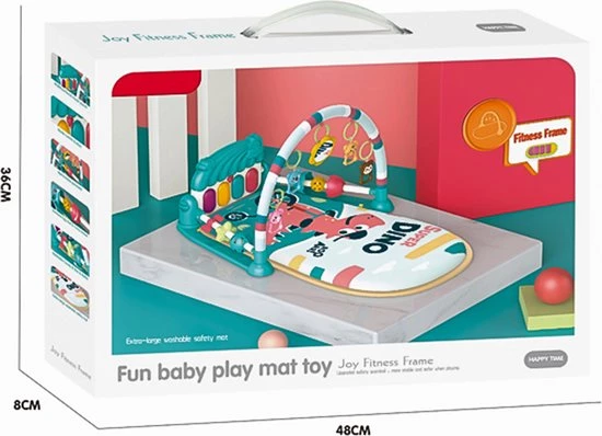 Ibi-Inn Babygym Met Speeltjes En Piano Voor Baby 0-3 Jaar - Babymat - Baby Speelmat - Interactief Speelmat 2 Ibi-Inn Babygym Met Speeltjes En Piano Voor Baby 0-3 Jaar - Babymat - Baby Speelmat - Interactief Speelmat - Afbeelding 2