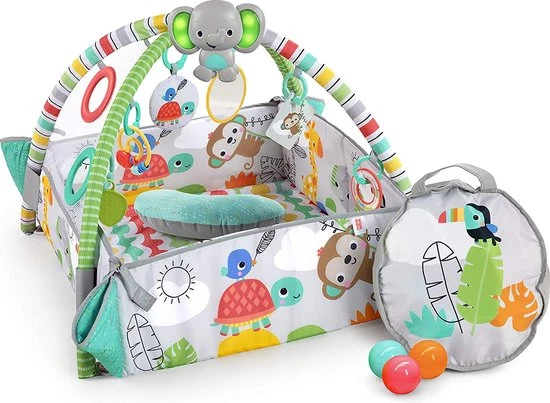 Babygym, Baby Cadeau - Jongen & Meisje, Dierenvriendjes Speelmat, Interactief Speelgoed - Multikleuren. 3 Babygym, Baby Cadeau - Jongen & Meisje, Dierenvriendjes Speelmat, Interactief Speelgoed - Multikleuren. - Afbeelding 3
