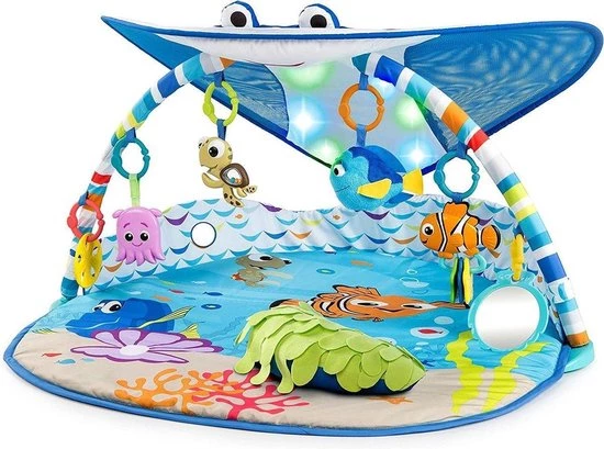 Disney Baby Mr. Ray Ocean, Finding Nemo Speeldeken Met Speelboog, Lichten En Meer Dan 20 Minuten Melodieën, Blauw, 81.28 X 91.44 X 45.72 Cm 1 Disney Baby Mr. Ray Ocean, Finding Nemo Speeldeken Met Speelboog, Lichten En Meer Dan 20 Minuten Melodieën, Blauw, 81.28 X 91.44 X 45.72 Cm