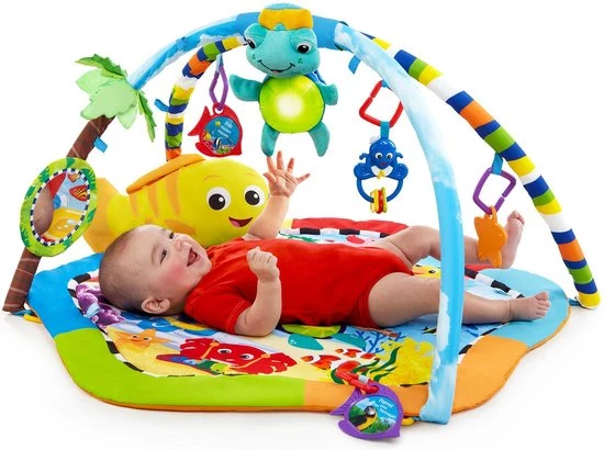 Babygym, Baby Cadeau - Jongen & Meisje, Dierenvriendjes Speelmat, Interactief Speelgoed - Multikleuren. 2 Babygym, Baby Cadeau - Jongen & Meisje, Dierenvriendjes Speelmat, Interactief Speelgoed - Multikleuren. - Afbeelding 2