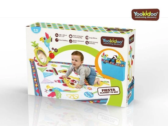 Yookidoo Speelkleed Fiesta Incl. Tas 100 X 140 Cm 3 Yookidoo Speelkleed Fiesta Incl. Tas 100 X 140 Cm - Afbeelding 3
