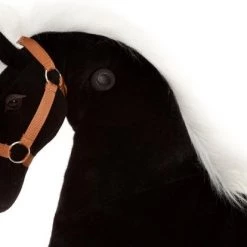Animal Riding Paard Maharadscha Zwart X-Large - Rijdend Paardenspeelgoed - Paardenspeelgoed - Zadelhoogte 78 CM- Verstelbaar Pedaal 3 Standen - Afneembaar Zadel -babygyms Winkel 550x414 5
