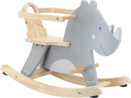 Tryco Neushoorn Houten Hobbeldier TR-353010 3 Tryco Neushoorn Houten Hobbeldier TR-353010 - Afbeelding 3