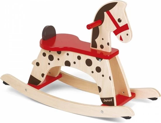 Janod - Janod Schommelpaard Caramel 8 Janod - Janod Schommelpaard Caramel - Afbeelding 8