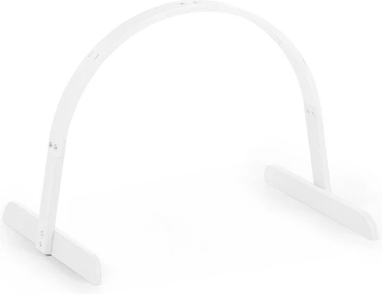 Childhome Baby Gym Universeel Rond - Hout - Wit 1 Childhome Baby Gym Universeel Rond - Hout - Wit