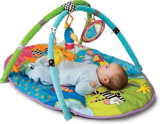 Taf Toys Taftoys Zachte Speelmat /Gym Met Afneembare Bogen - Safari Gym 2 Taf Toys Taftoys Zachte Speelmat /Gym Met Afneembare Bogen - Safari Gym - Afbeelding 2