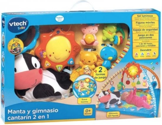 VTech Baby Vtech Activiteitenboog Voor Baby's | Vtech Deken 2 In 1 | Music Discovery Gym | Babyspeelgoed | Babygym 1 VTech Baby Vtech Activiteitenboog Voor Baby's | Vtech Deken 2 In 1 | Music Discovery Gym | Babyspeelgoed | Babygym