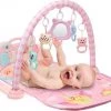 INSMA 3 In 1 Babygym - Speelgoed 1 Jaar - Speelmat Baby - Roze