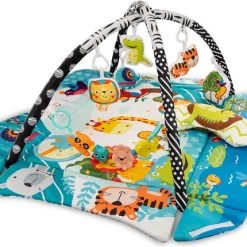 Lionelo Anika Plus Multicolor - Babygym - 2 In 1 Speelkleed - 5 Speelgoed