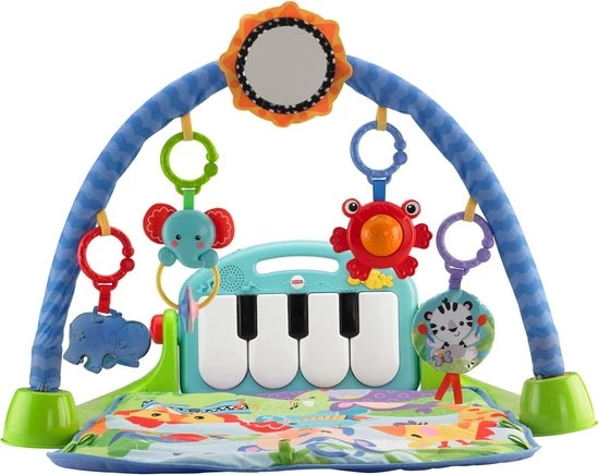 Fisher-Price Trappel En Speel-Piano - Speelmat Met Piano En 5 Speeltjes - Blauw 21 Fisher-Price Trappel En Speel-Piano - Speelmat Met Piano En 5 Speeltjes - Blauw - Afbeelding 21