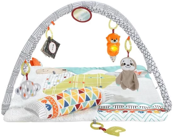 Fisher-Price Baby Gym - Speelmat Met 21 Zintuigelijke Ontdekkingsspeeltjes 6 Fisher-Price Baby Gym - Speelmat Met 21 Zintuigelijke Ontdekkingsspeeltjes - Afbeelding 6