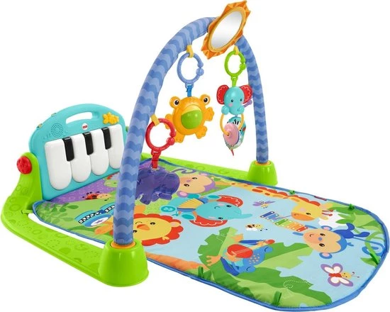 Fisher-Price Trappel En Speel-Piano - Speelmat Met Piano En 5 Speeltjes - Blauw 16 Fisher-Price Trappel En Speel-Piano - Speelmat Met Piano En 5 Speeltjes - Blauw - Afbeelding 16