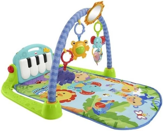 Fisher-Price Trappel En Speel-Piano - Speelmat Met Piano En 5 Speeltjes - Blauw 18 Fisher-Price Trappel En Speel-Piano - Speelmat Met Piano En 5 Speeltjes - Blauw - Afbeelding 18