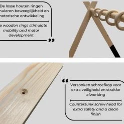 Skodie Babygym - Houten Baby Speelgoed - Handgemaakt - Speelboog - Duurzaam - Vanaf 0 Maanden -babygyms Winkel 550x445 1