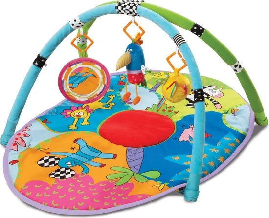 Taf Toys Taftoys Zachte Speelmat /Gym Met Afneembare Bogen - Safari Gym 1 Taf Toys Taftoys Zachte Speelmat /Gym Met Afneembare Bogen - Safari Gym