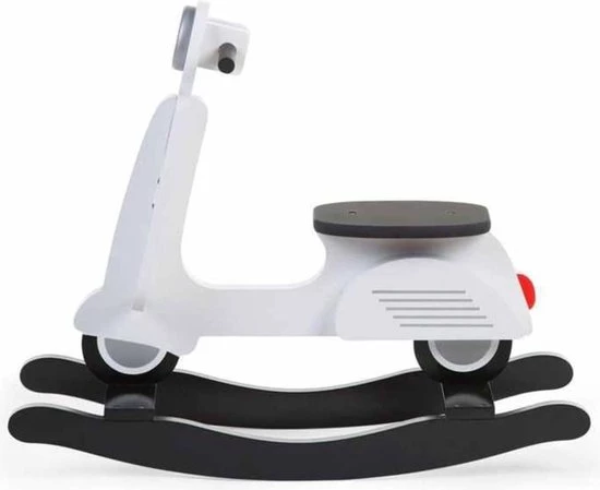 Childhome - Scooter - Wit - Houten Schommelpaard 5 Childhome - Scooter - Wit - Houten Schommelpaard - Afbeelding 5