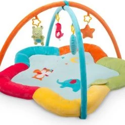 Kindertoys BabyGym Met Boog - 85 X 50 - Speelmat Baby - Speelkleed Baby - Dieren
