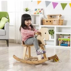 Everearth Hobbelpaard 72 X 28 X 21 Cm Hout Beige/bruin 7 Everearth Hobbelpaard 72 X 28 X 21 Cm Hout Beige/bruin -babygyms Winkel 550x454 3