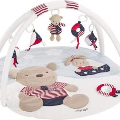 Babygym, Baby Cadeau - Jongen & Meisje, Dierenvriendjes Speelmat, Interactief Speelgoed - Multikleuren.