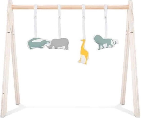 Jollein Babygym Speeltjes - Safari - 4 Stuks 5 Jollein Babygym Speeltjes - Safari - 4 Stuks - Afbeelding 5