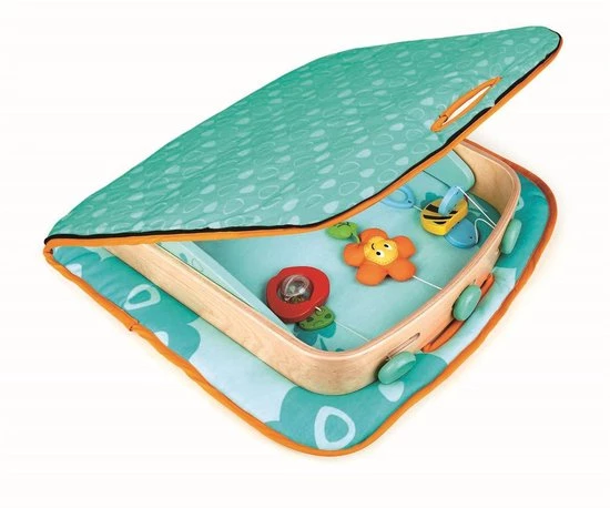 Hape Baby-gym Met Speelkleed |Draagbaar 5-delig Groen 2 Hape Baby-gym Met Speelkleed |Draagbaar 5-delig Groen - Afbeelding 2