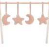 Jollein Babygym Speeltjes - Moon - Pale Pink - 4 Stuks