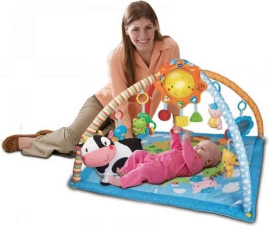 VTech Baby Vtech Activiteitenboog Voor Baby's | Vtech Deken 2 In 1 | Music Discovery Gym | Babyspeelgoed | Babygym 3 VTech Baby Vtech Activiteitenboog Voor Baby's | Vtech Deken 2 In 1 | Music Discovery Gym | Babyspeelgoed | Babygym - Afbeelding 3