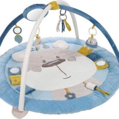 Canpol Babies Activity Baby Gym 0+ PASTEL FRIENDS- Grijs( Ø 98 Cm X 50 Cm) Grijs