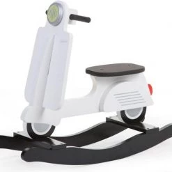Childhome - Scooter - Wit - Houten Schommelpaard