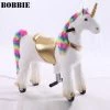 Kids-Horse Rijdend Speelgoed Unicorn - Bobbie TB-2020S - Regenboog