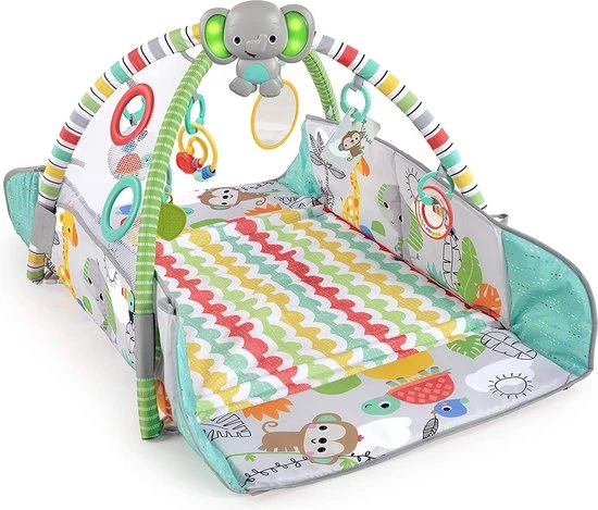 Babygym, Baby Cadeau - Jongen & Meisje, Dierenvriendjes Speelmat, Interactief Speelgoed - Multikleuren. 5 Babygym, Baby Cadeau - Jongen & Meisje, Dierenvriendjes Speelmat, Interactief Speelgoed - Multikleuren. - Afbeelding 5