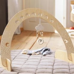 Haba Babygym Stipjes Junior 53 X 74,5 Cm Hout Bruin -babygyms Winkel 550x471 2