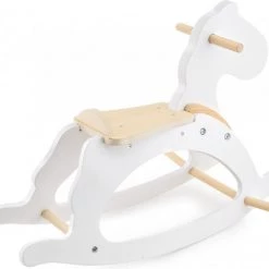 Mamabrum - Hobbelpaard - Wit - Schommelpaard - Hobbeldier - Hout - Schommeldier Wip 1 2 3 Jaar Hobbelfiguur Baby Hobbeldieren Schommelpaardje Schommeldieren -babygyms Winkel 550x472 7
