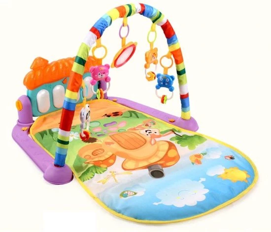 Merkloos Paarse Babygym - Speelmat Met Piano - Activity Gym - Speelkleed Met Boog 1 Merkloos Paarse Babygym - Speelmat Met Piano - Activity Gym - Speelkleed Met Boog